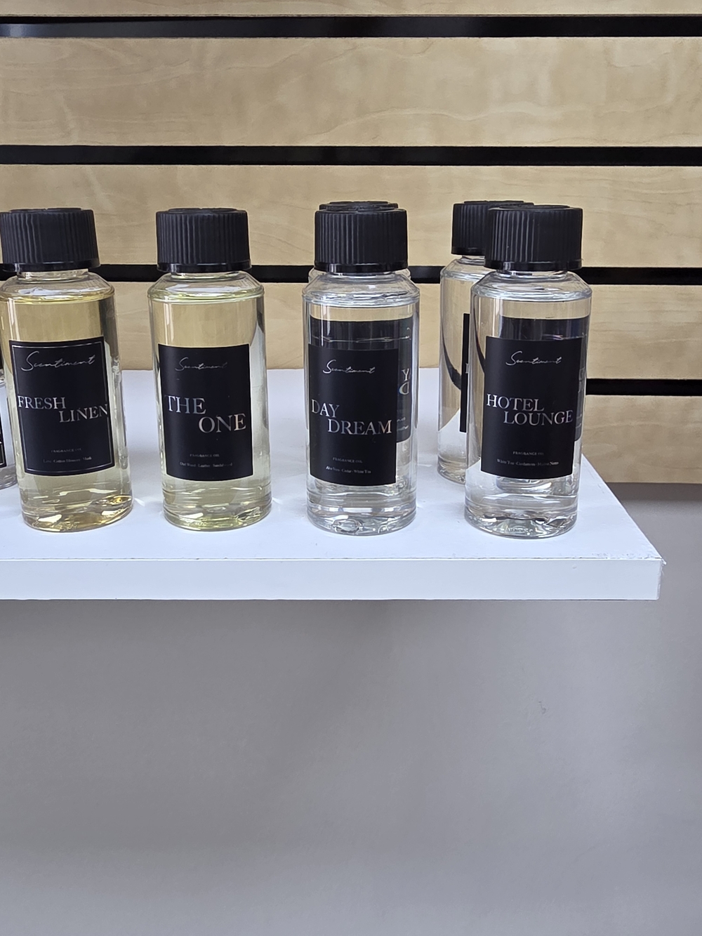 Set of Scented Room Spray Bottles - Black Label